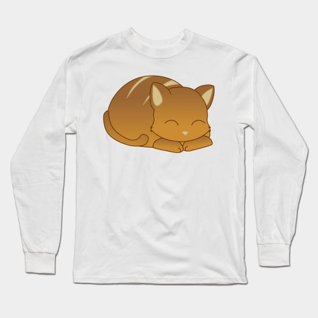cat loaf Long Sleeve T-Shirt by chibifox